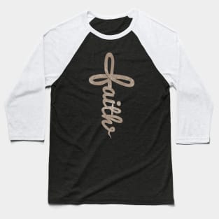 'Faith Cross Religion' Amazing Christians Cross Baseball T-Shirt